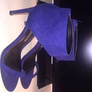Navy Blue Audrey Brooke heels